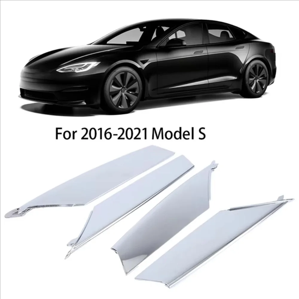 Front Fog Lamp Trim Strip Fog Lamp Eyebrow For Tesla 2016-2021 Model S Spare Parts 1056378-00-C 1056378 1056379 1056380 1056381