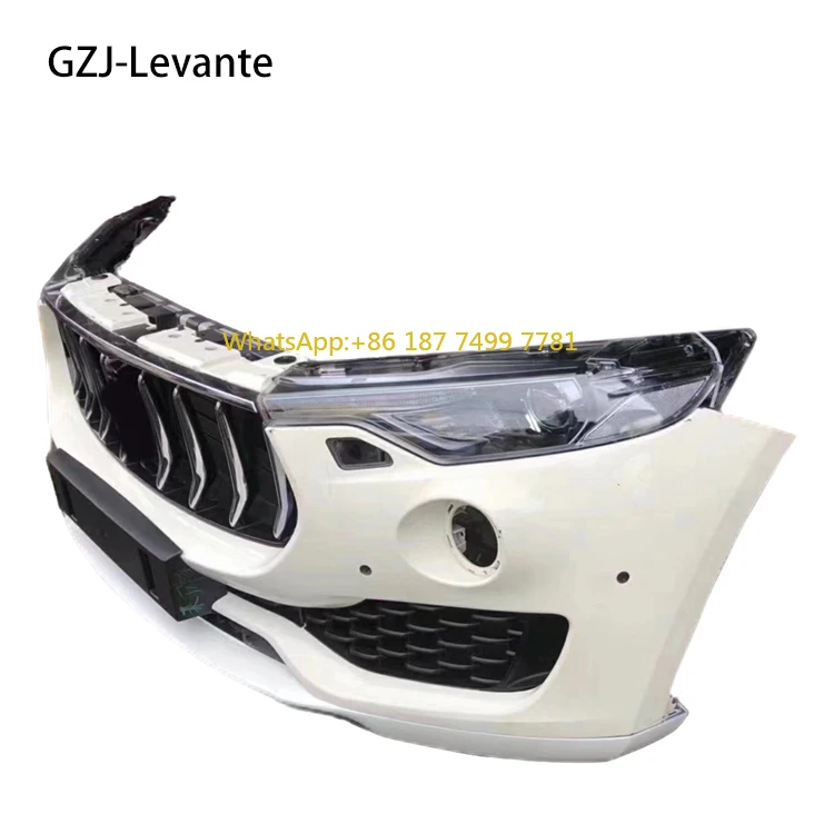 

Автозапчасти включают в сборе переднего и заднего бампера с решеткой и фарой для. Леванте 2018-2021