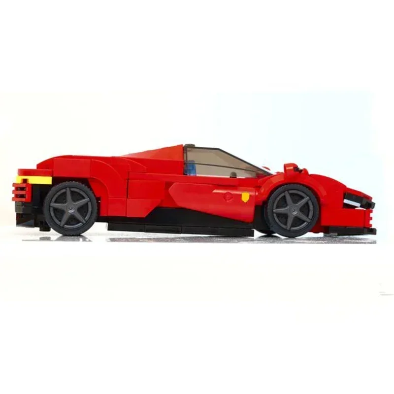 Cidade supercar modelo moc tijolos de construção velocidade campeão sp3 tecnologia blocos modulares presentes brinquedos natal diy conjuntos montagem