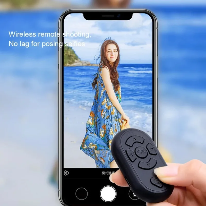 Universal Mobile Phone Selfie Shutter Bluetooth-compatible Remote Control Button For Tik Tok e-book Wireless Controller