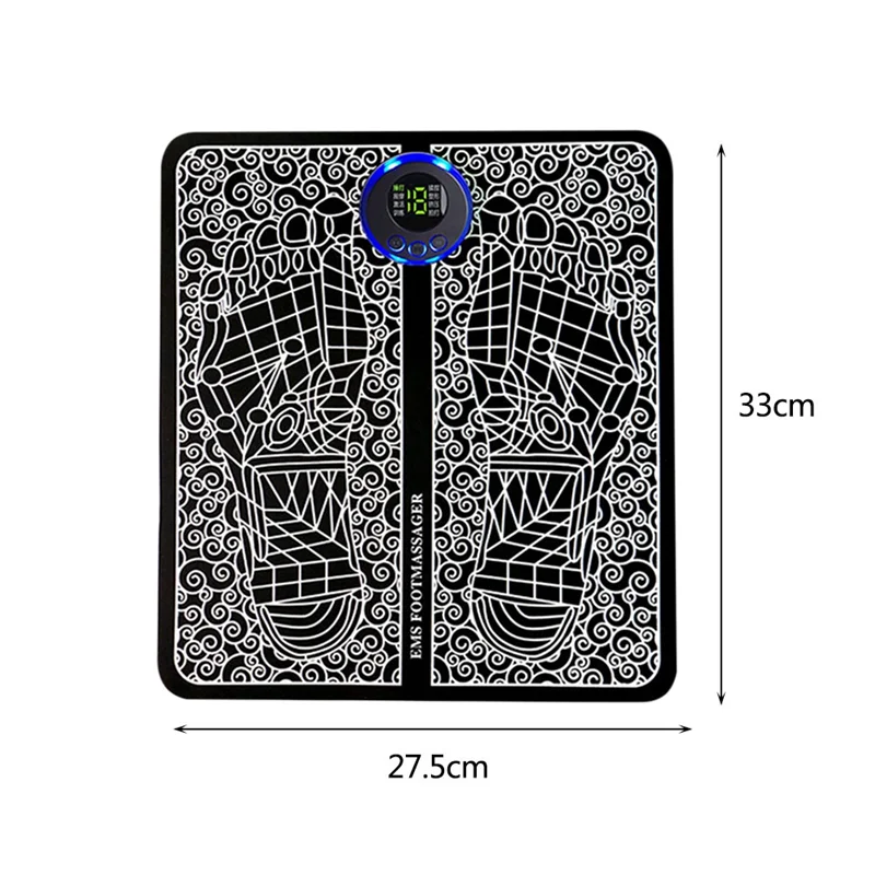 AA20-Massage Pad 8 Modes Rechargeable Leg Muscle Stimulator Foot Circulation Massager Remote Control For Relaxing Feet And Legs - Image 2
