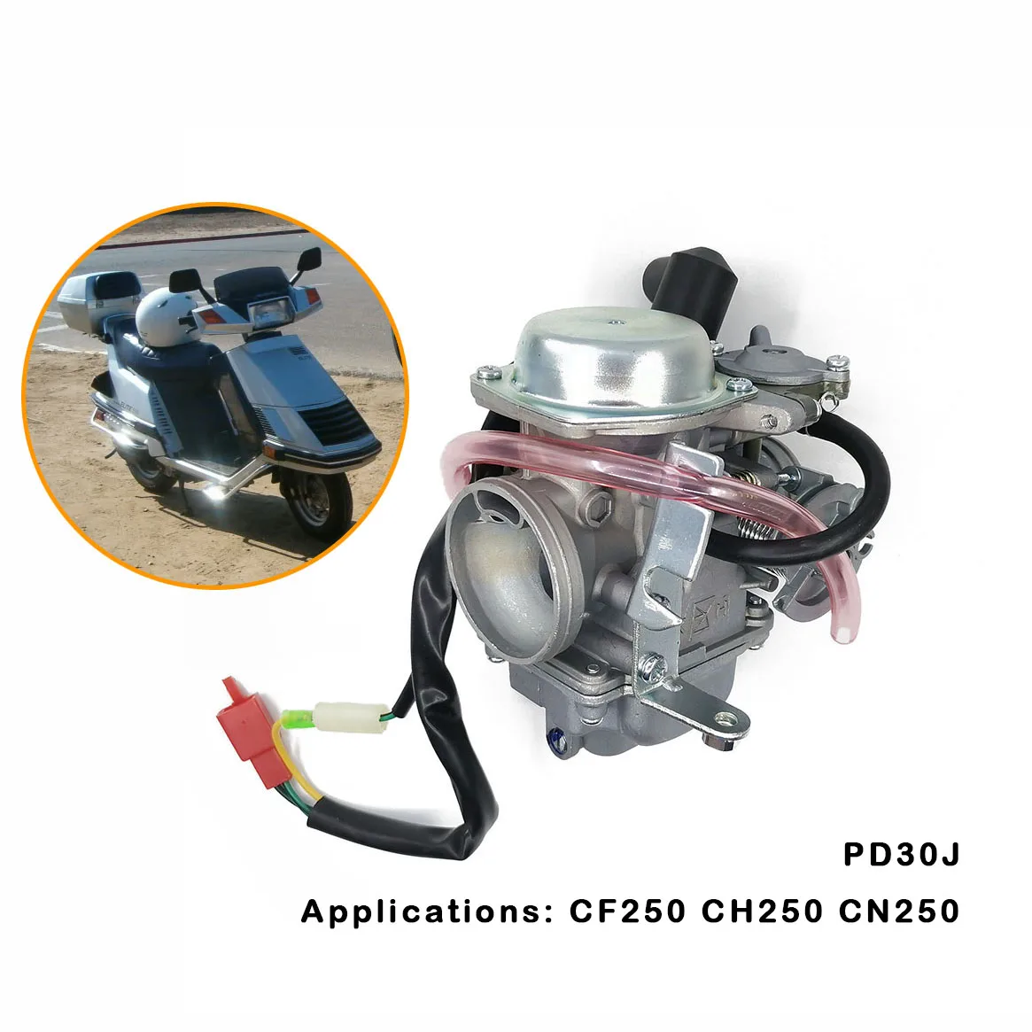 

Runtong 30mm 250cc motor carburetor with e-choke PD30J CF250 CH250 CN250 Propeller Qlink 4 STROKE for off road carburetor