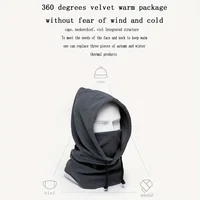 Winter Balaclava Face Mask, Windproof Thermal Hooded Scarf for Skiing Cycling Fishing, Cold Weather Sports Gear, Christmas Gift 4