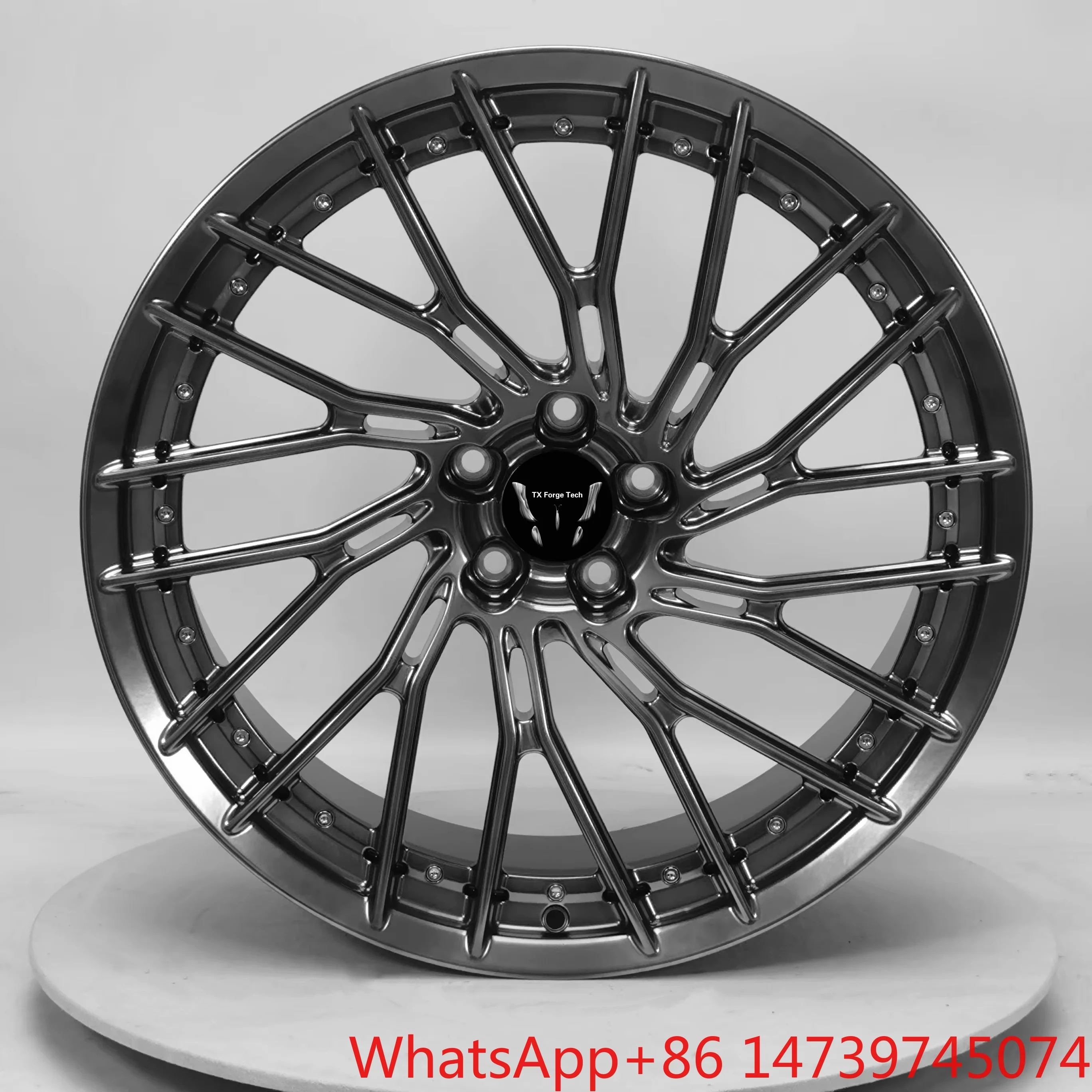 TyreHigh Quality 30mm PCD Forged Aluminium Alloy Rims Customisable For -Benz For New Condition Bronze Finish 100mmForged Wheel