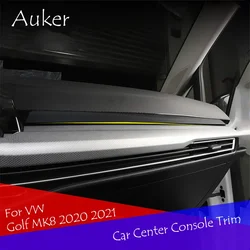 Car Accessories Interior Decoration Center Dash Molding Cover For VW Volkswagen Golf 8 MK8 2020 2021 2022 2023 2024