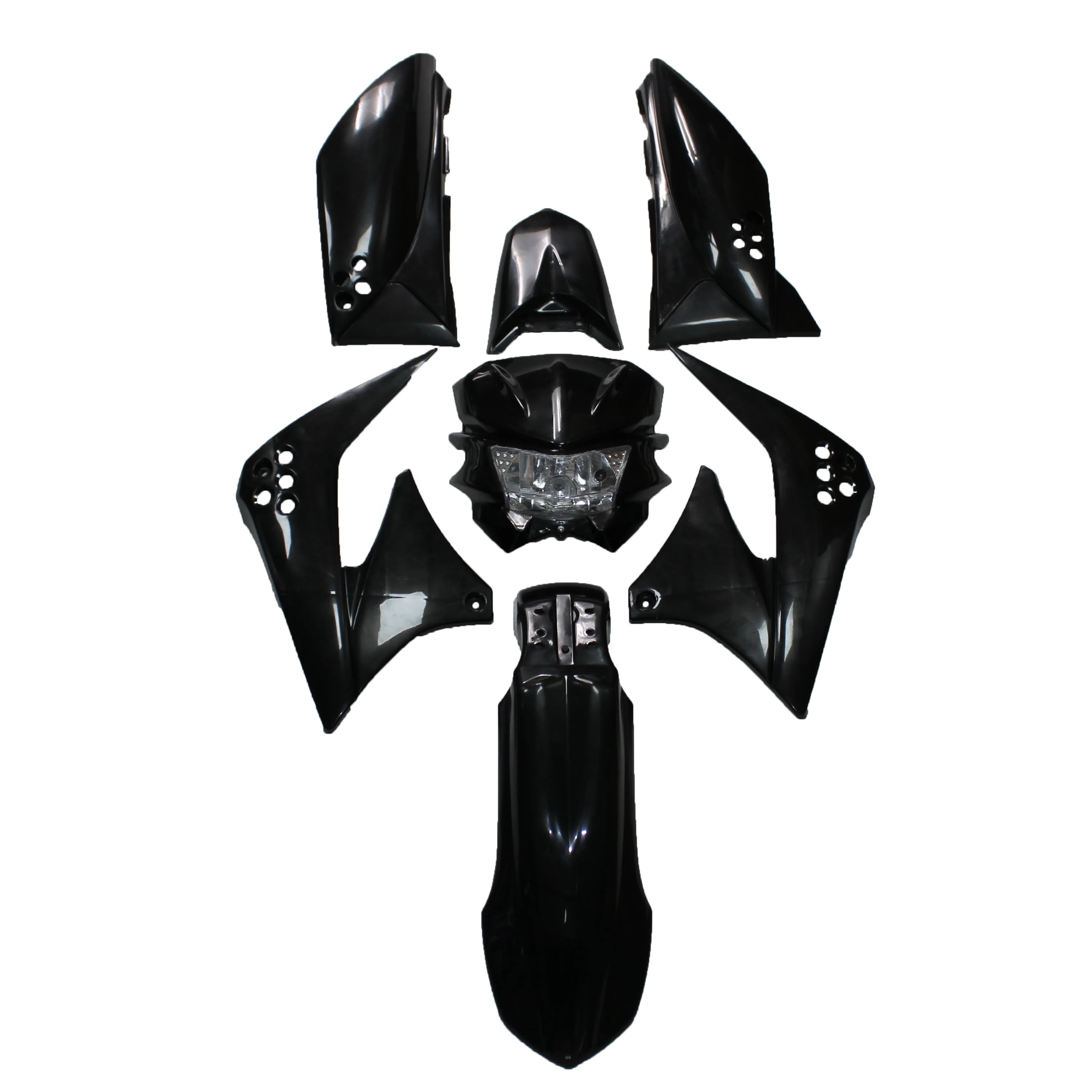 

2021 New Plastic Full Body Cover Motorcycle Fairings Kit For KLX 150 Kawasa Ki