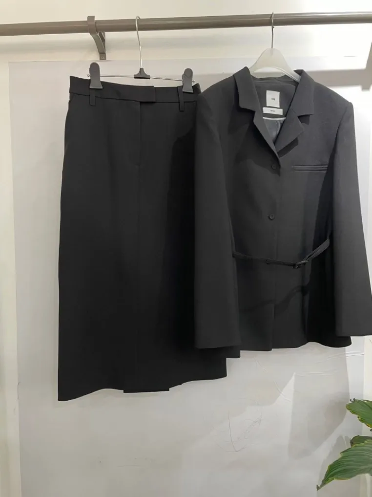 

Business Professional Summer New Style Korean Version OL Wind Suit Skirt Pants Set Two Pieces Set Commute Workwear Women