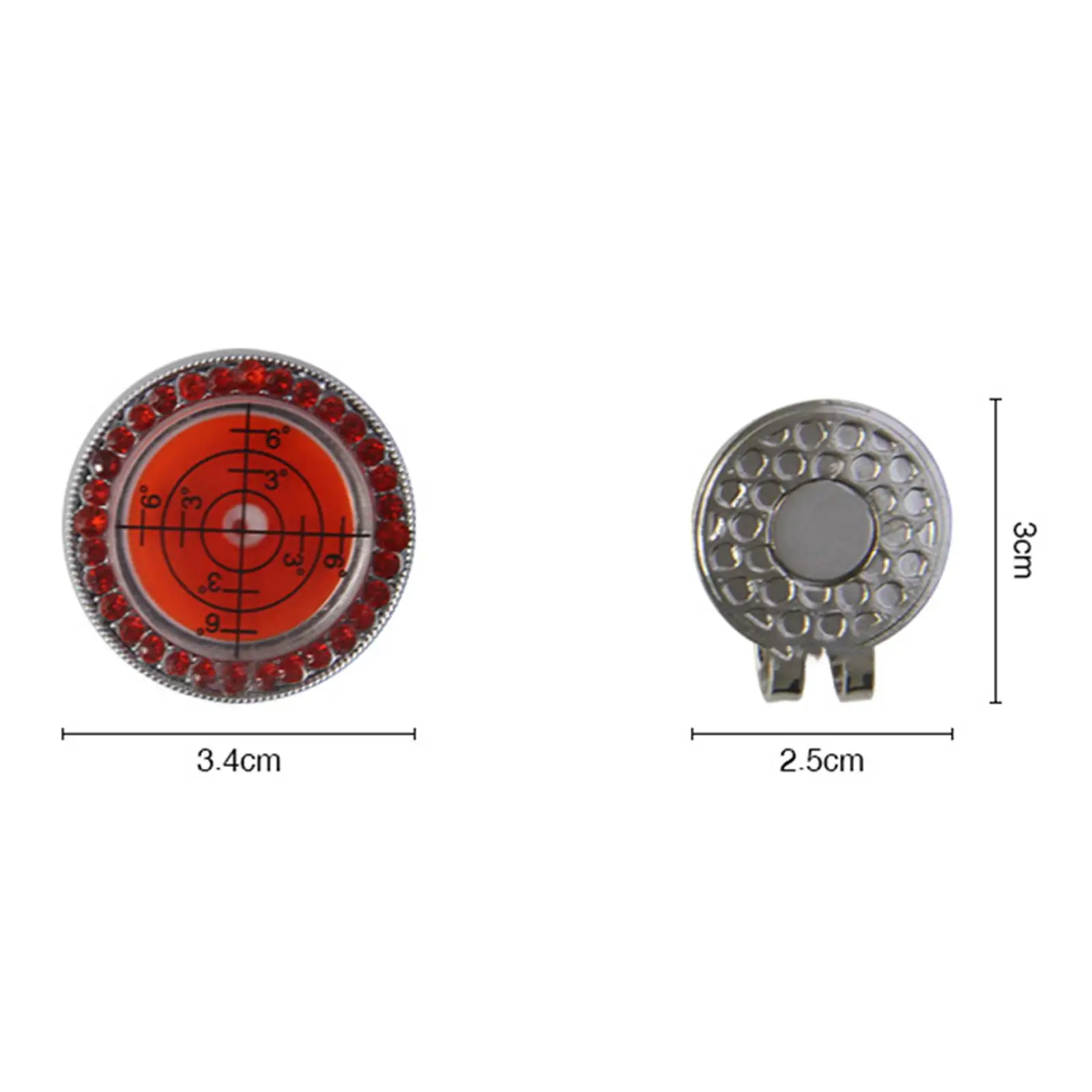 

Golf Putting Green Reader Alignment Mark Metal Ball Marker Gift Idea Golf Sports Accessories for Golfers