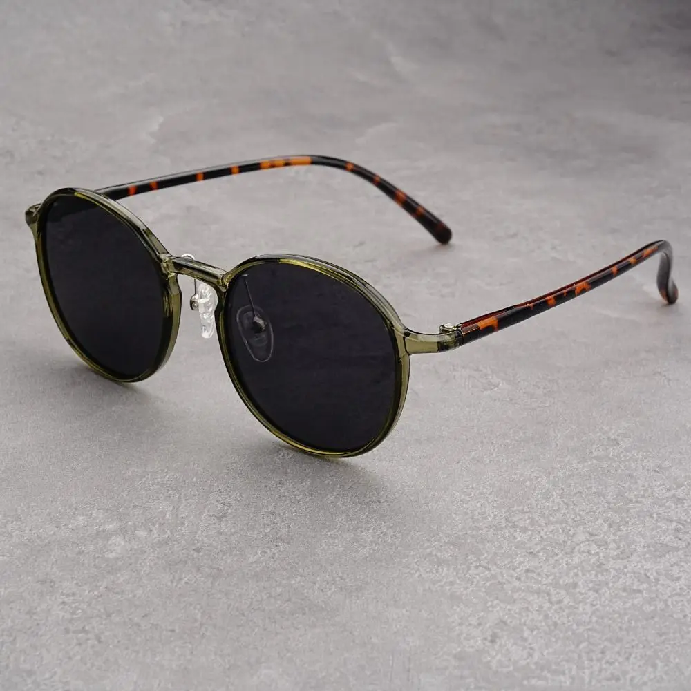 

Round Frame Round Frame Sunglasses Classic Vintage UV Resistant Glasses Ultralight Design Trendy Casual Eyewear Sun Protection