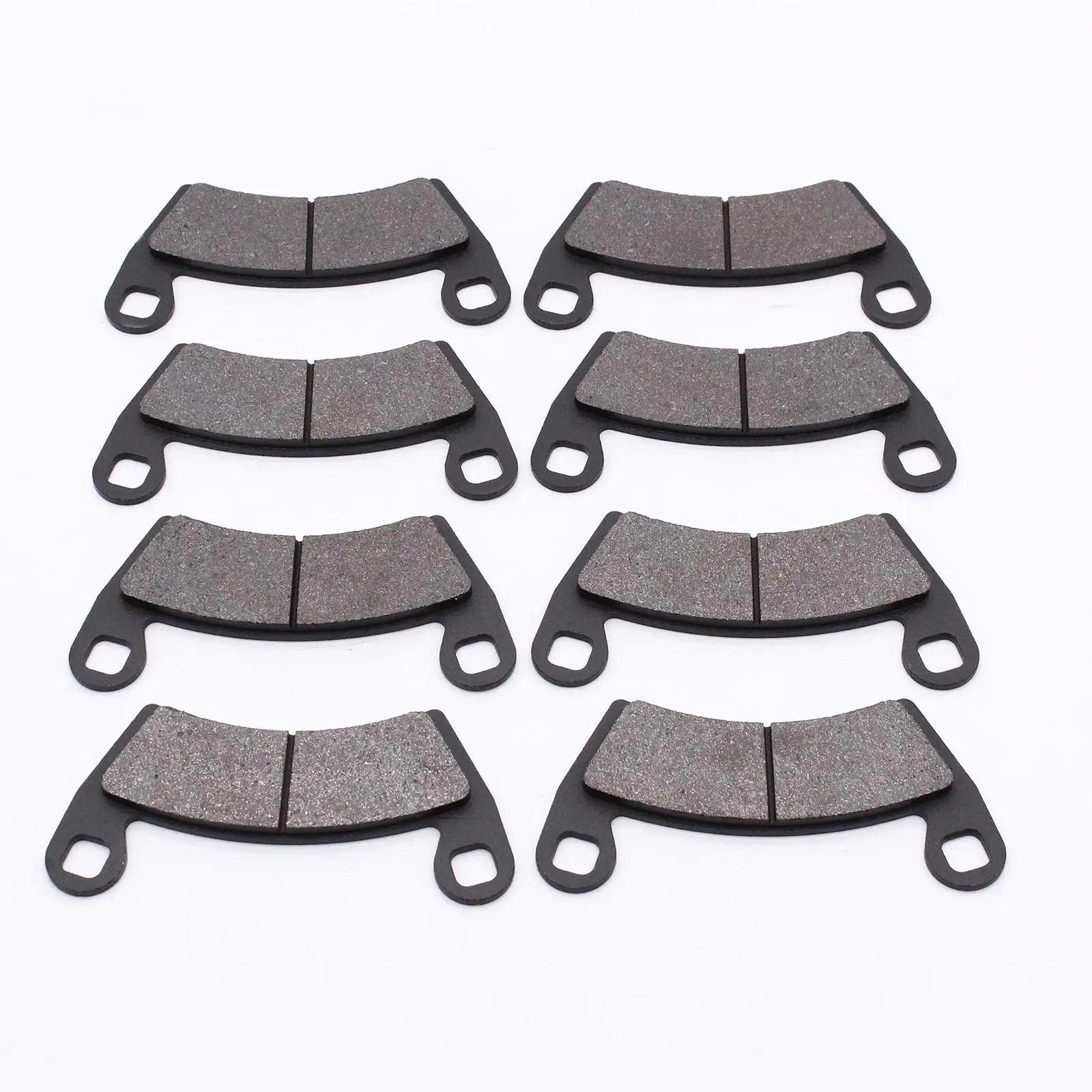8x Front and Rear Brake Pads 2203747 2205949 Stable Performance for Polaris RZR