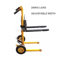 200kg Load-bearing Forklift, Portable Manual Handling Stacker, Light and Small Household Lift Truck, Hydraulic Unloading