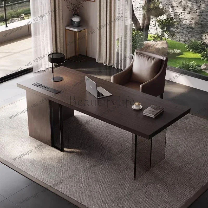 YJ Italian style light luxury minimalism Room desks computer desk room offices office desks and workstations writing desk