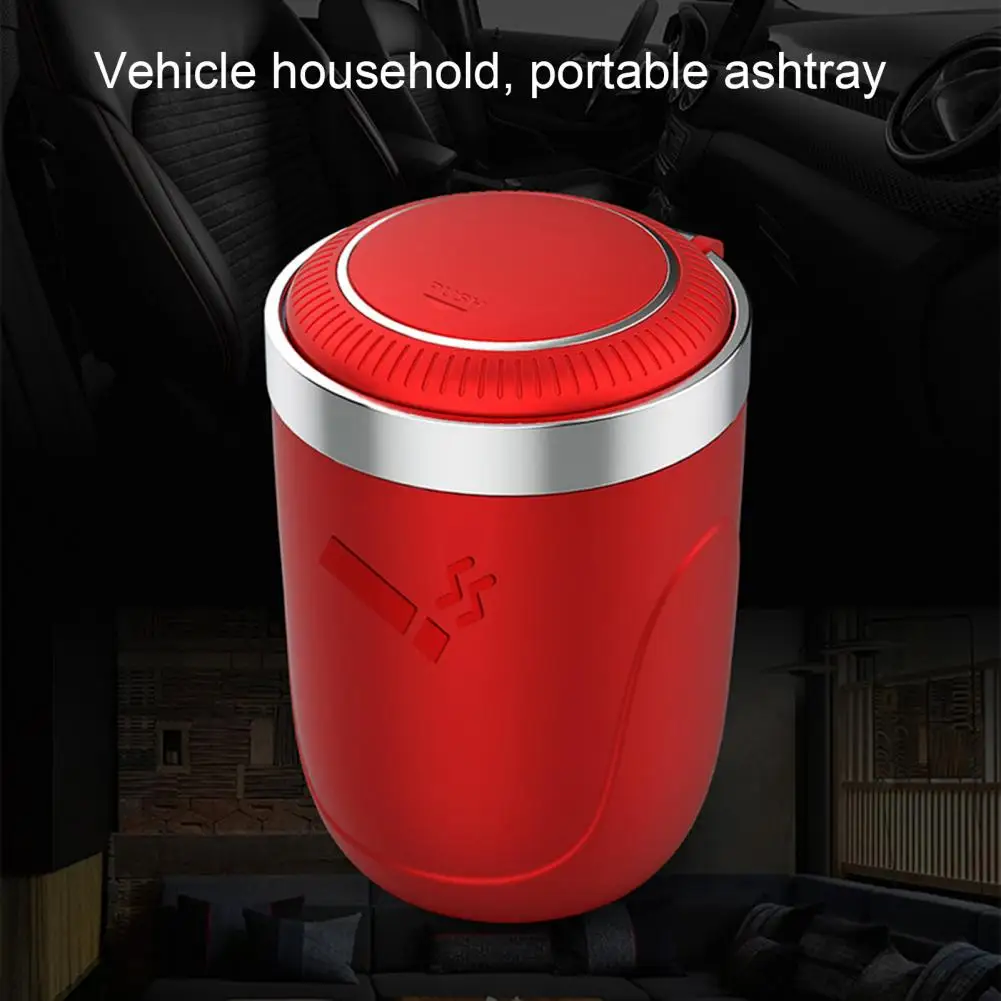 

Car Ashtray Safe Easy to Carry Reusable Mini Smokeless Car Ashtray Car Accessories