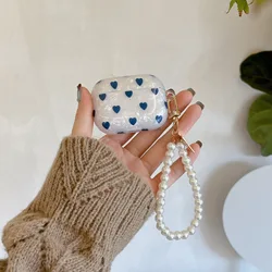 For Airpods Case 4  4 1/2 Airpods Pro Cute Korea flower Pendant Hearphone Cover fundas for Air Pods 4 2 Earphone Protective Case