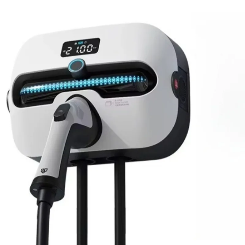 7Kw 32A Ev Charger Type 2 Ac Wall Or Pole Mounted Electric Vehicle Charging Station For Fast Charging With Rfid Card App Control