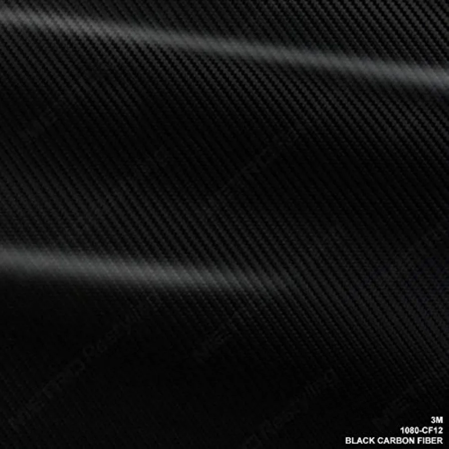 

1080 CF12 BLACK CARBON FIBER 60"x24" Vinyl Flex Wrap