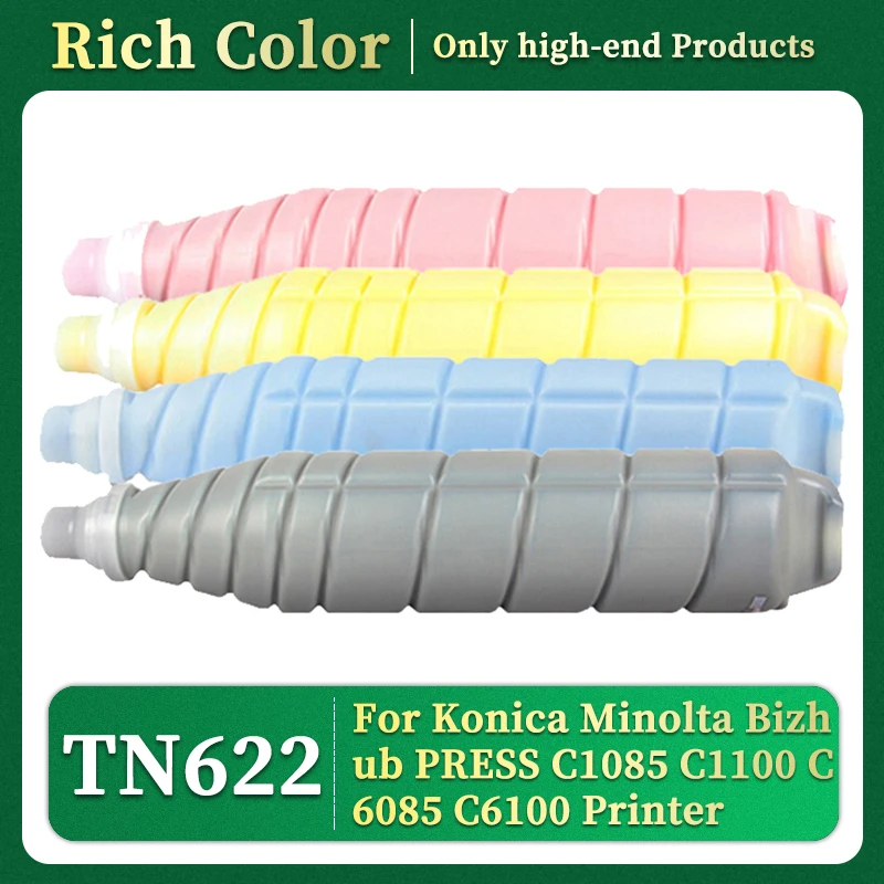 

TN622 Compatible Toner Cartridge For Konica Minolta Bizhub PRESS C1085 C1100 C6085 C6100 C1060 Lmported Japan Compatible Copier