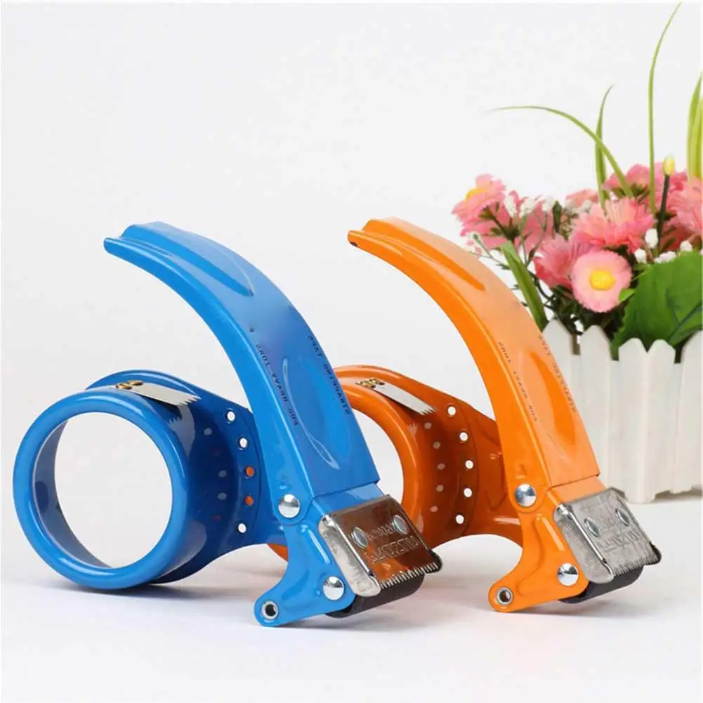 Office Adhesive Roller Tape Dispenser Cutter Stationary Package Machine Supplies Bag Plastic Packer Sealing New