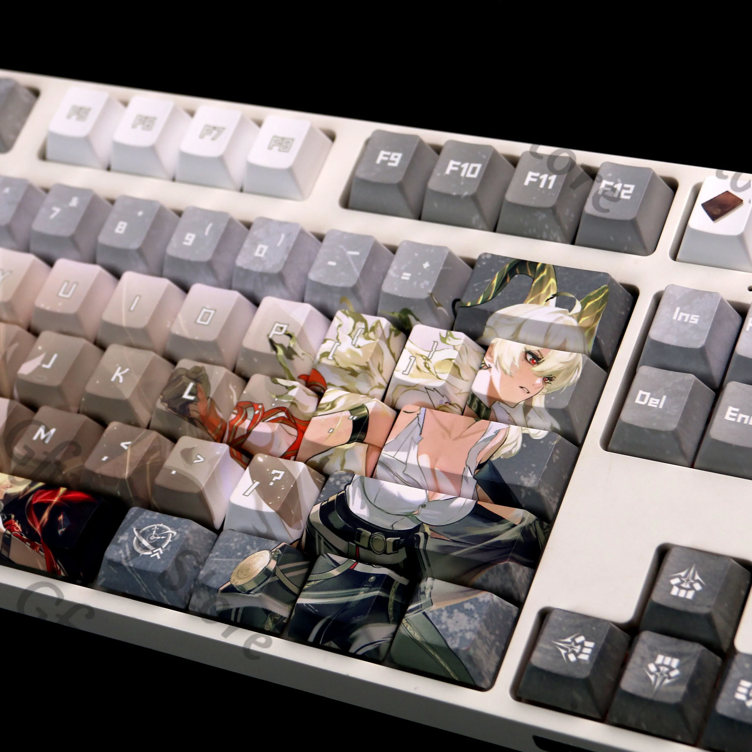 

Wuthering Waves Zani Cosplay Anime Three-dimensional Craft Computer PBT Mechanical Keyboard Keycap Christmas Gifts Otaku