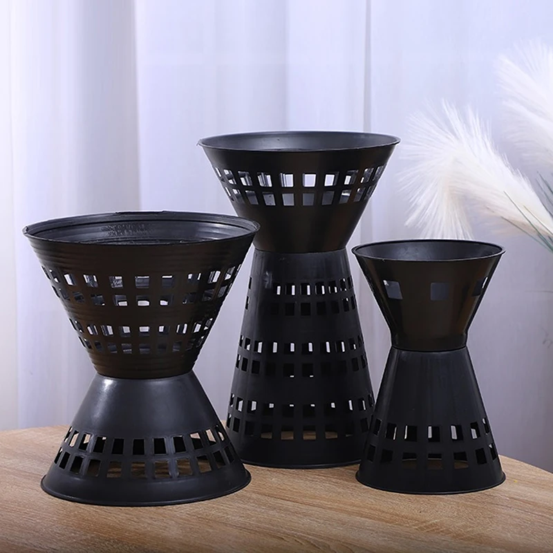 البلاستيك زهرة التعبئة والتغليف بطانة النبات تقف مواد التعبئة تحديد باقة قاعدة ترتيب لمستلزمات حفل زفاف الزهور #3