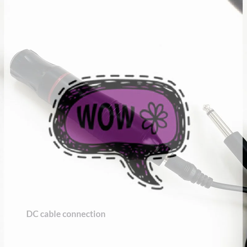 Silicone Soft Tattoo RCA DC Cable RCA Connector Silicone Tattoo Clip Cable Cord Suitable For Tattoo Pen Rotary Tattoo Machine
