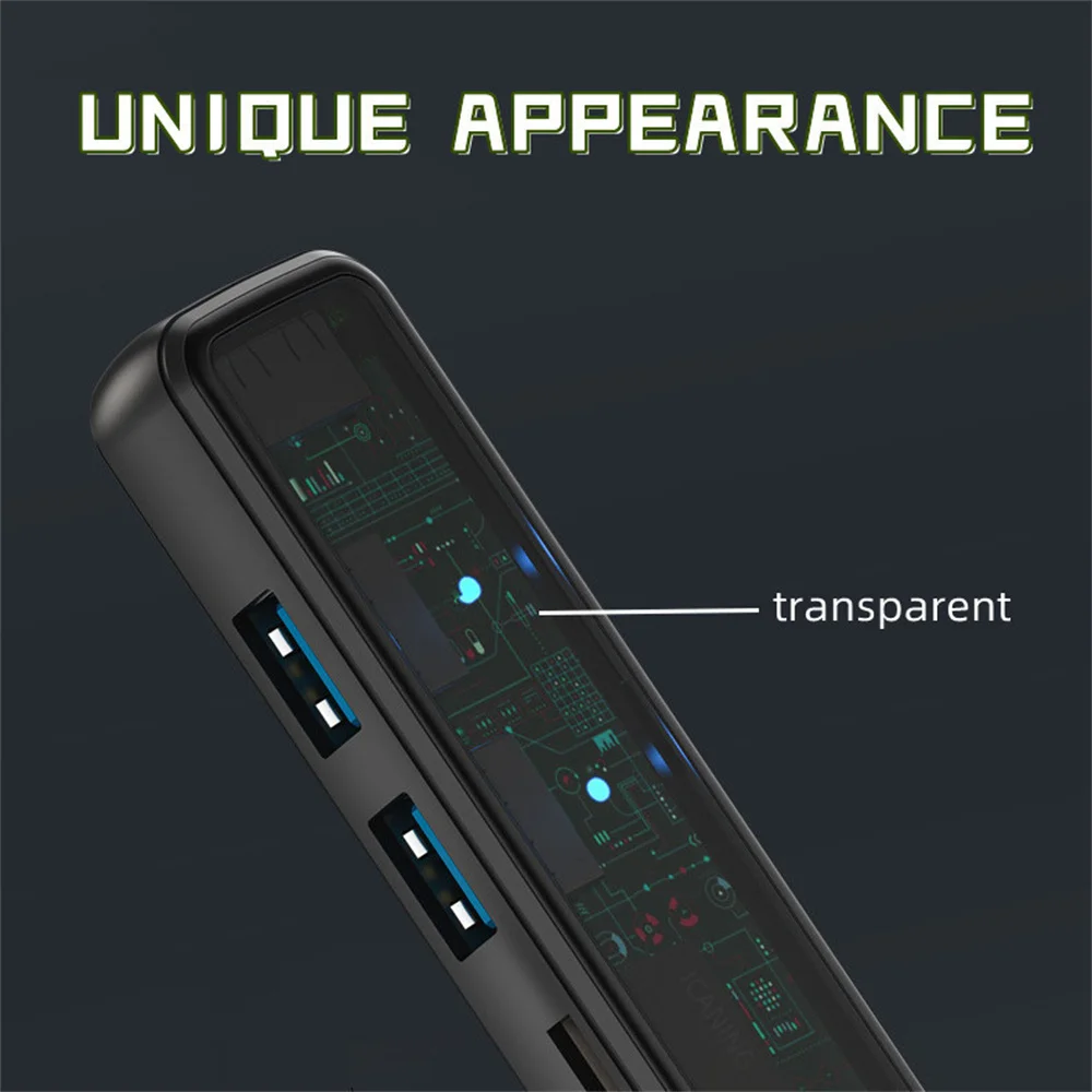 5 em 1 multi divisor para macbook pro 13 15 ar acessórios do computador usb tipo c hub com tf sd leitor slot