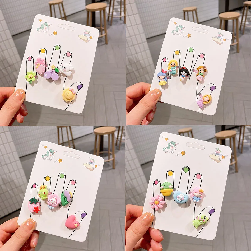 

20pcs Lovely Children Cartoon Star Butterfly Rings for Girls Candy Flower Shape Ring Set Jewellery Rings Kid Baby Toys Gift ZX07