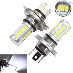 H4 LED Lamp Car Headlight 33 SMD 5630 5730 Light Bulb Auto Automobile Fog Light