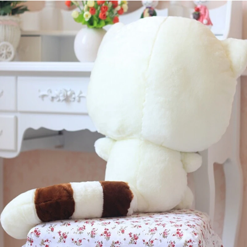 Cute Kawaii Cat With Bow Plush Dolls Toys Gift Stuffed Soft Doll Cushion Sofa Pillow Gifts Xmas Gift Plush Dolls For Girl