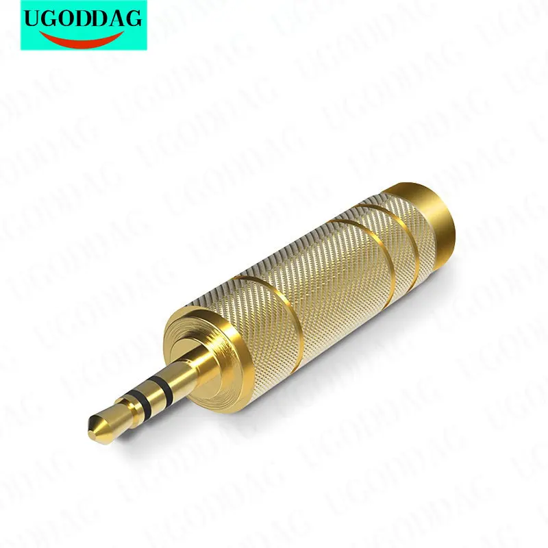 3.5mm Audio Adapter Male to 6.5 mm Female Adapter For Mobile Phone PC Notebook 3.5 plug to 6.35 Jack Stereo Speaker AUXConverter