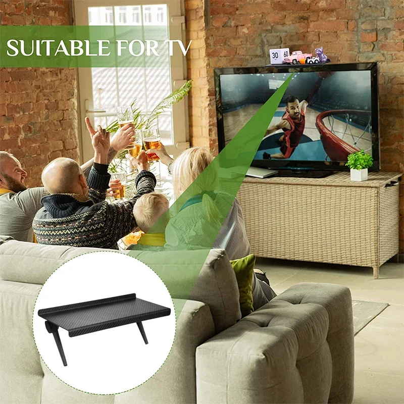 TV-Bildschirm Aufbewahrungsregal, Verstellbares Monitor-Aufbewahrungsregal, Computer-Desktop-Displayständer, TV-Router-Aufbewahrungsregal, Heim-Organizer – Detail 3