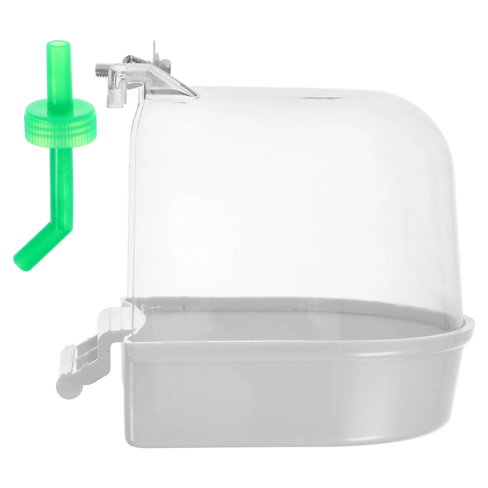 

Creative Bird Bath Basin for Cage Reusable Parrot Bath Box Smooth Surface Multi-Functional Parakeet Bathtub Bird Cage Bathtub