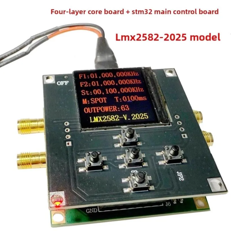 Super Sale LMX2595 Phase-Locked Loop Development Board 10M-19GHZ Supports Swept TYPE-C Power Supply High Frequency SMA