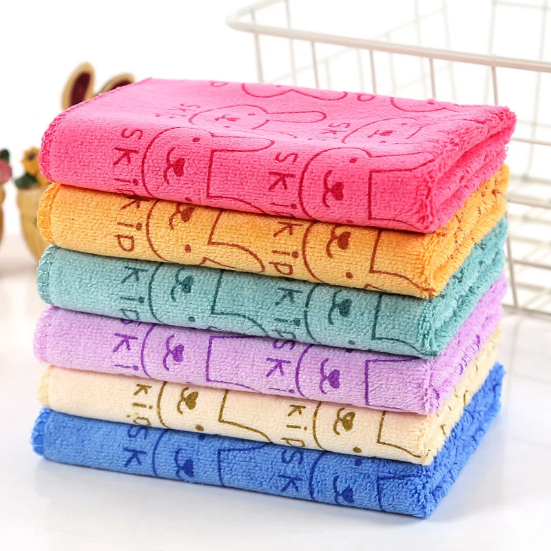 

Полотенце для лица, носовой платок из нановолокна, абсорбирующее быстросохнущее полотенце для взрослых, впитывающее квадратное полотенце в виде Головы Кролика