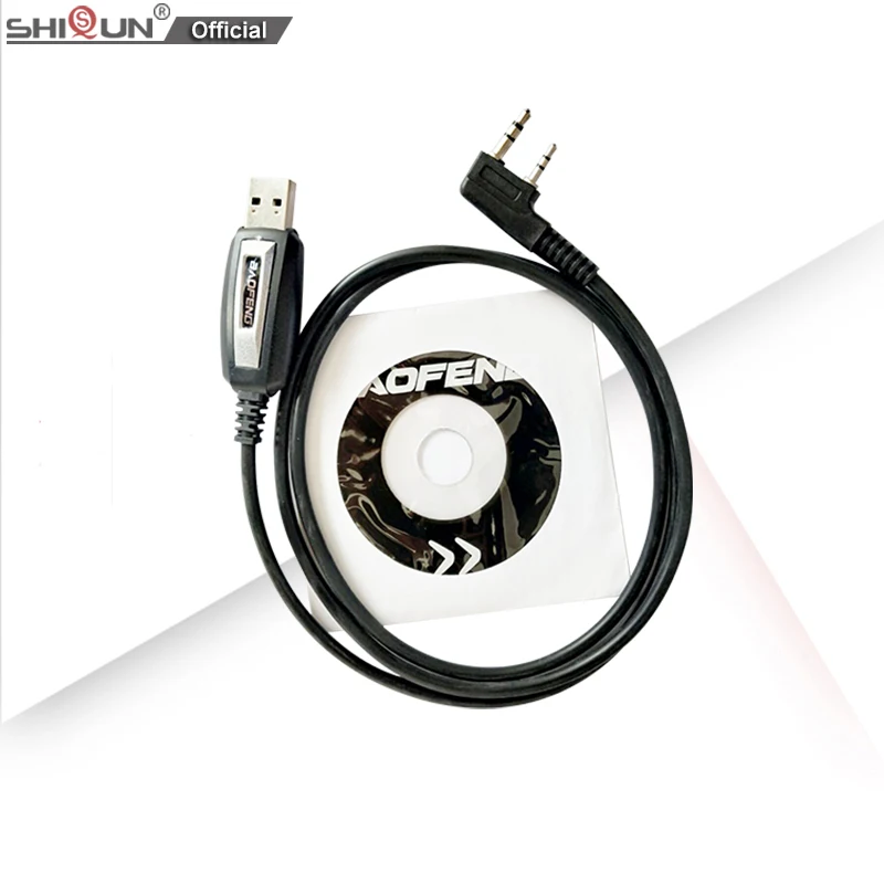 Programming Cable Baofeng UV-21 UV18 Pro UV-5RH Pro Max Walkie Talkie Program Cable For UVK5 Quansheng UV K6 UV5R Plus Ham Radio