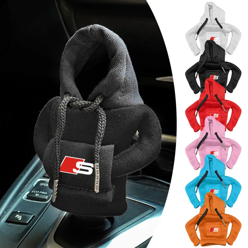 

1 шт. Чехол на ручку переключения передач для Audi SLINE A5 A3 A4 A6 A7 A8 Q2 Q7 Q3 Q5 Q8, накладка на рычаг КПП, защита от пота