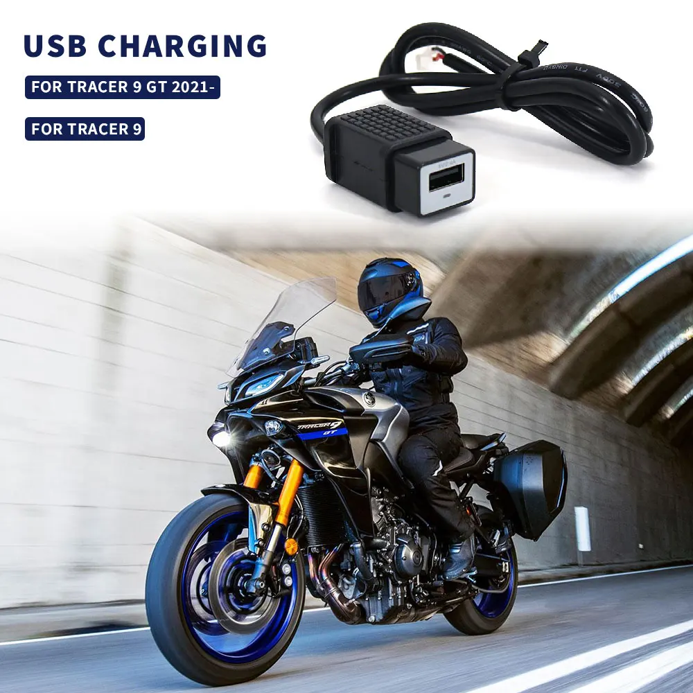 USB per YAMAHA Tracer 9 GT Tracer 900GT impermeabile moto presa caricatore adattatore accendisigari TRACER 9 Tracer 7 2021