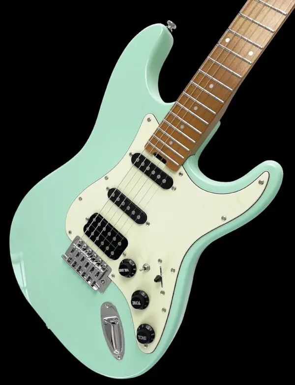 Censtar Electric Guitar,Coil Split H-S-S Pickups 6-string guitarra electrica,Roasted Mahogany Body and Maple Neck