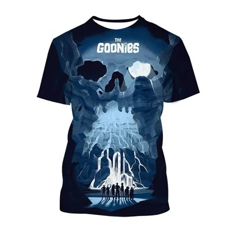 Summer T-Shirts The Goonies 3D Print Streetwear Men Women Casual Fashion Oversized Short Sleeve T Shirt Kids Tees Tops Clothing