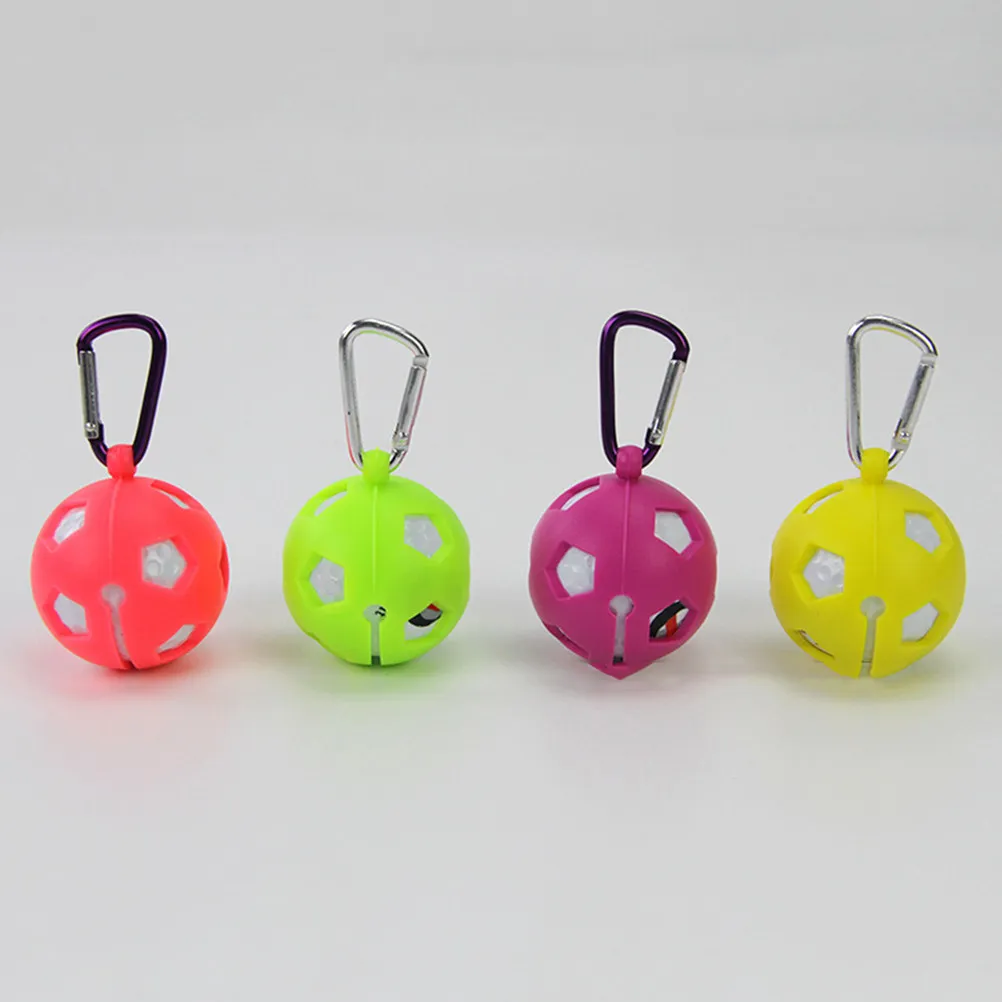 

Набор из 4 силиконовых держателей для гольф-мячей: портативные крючки-протекторы для хранения одного мяча, аксессуары для гольфа