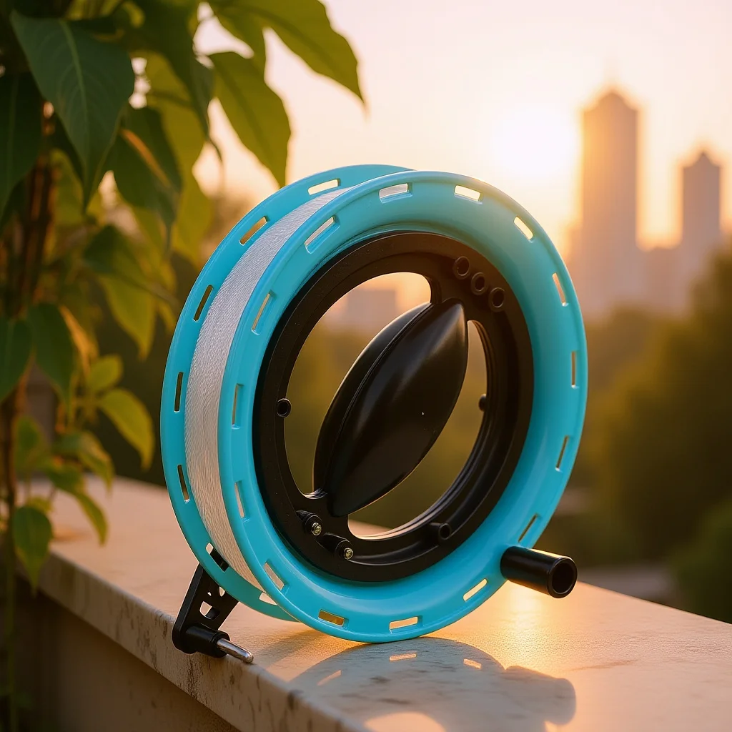 

Kite String Spool Winder with Grip Wheel Long Outdoor Flying Accessory for Kids Beginners Smooth Control