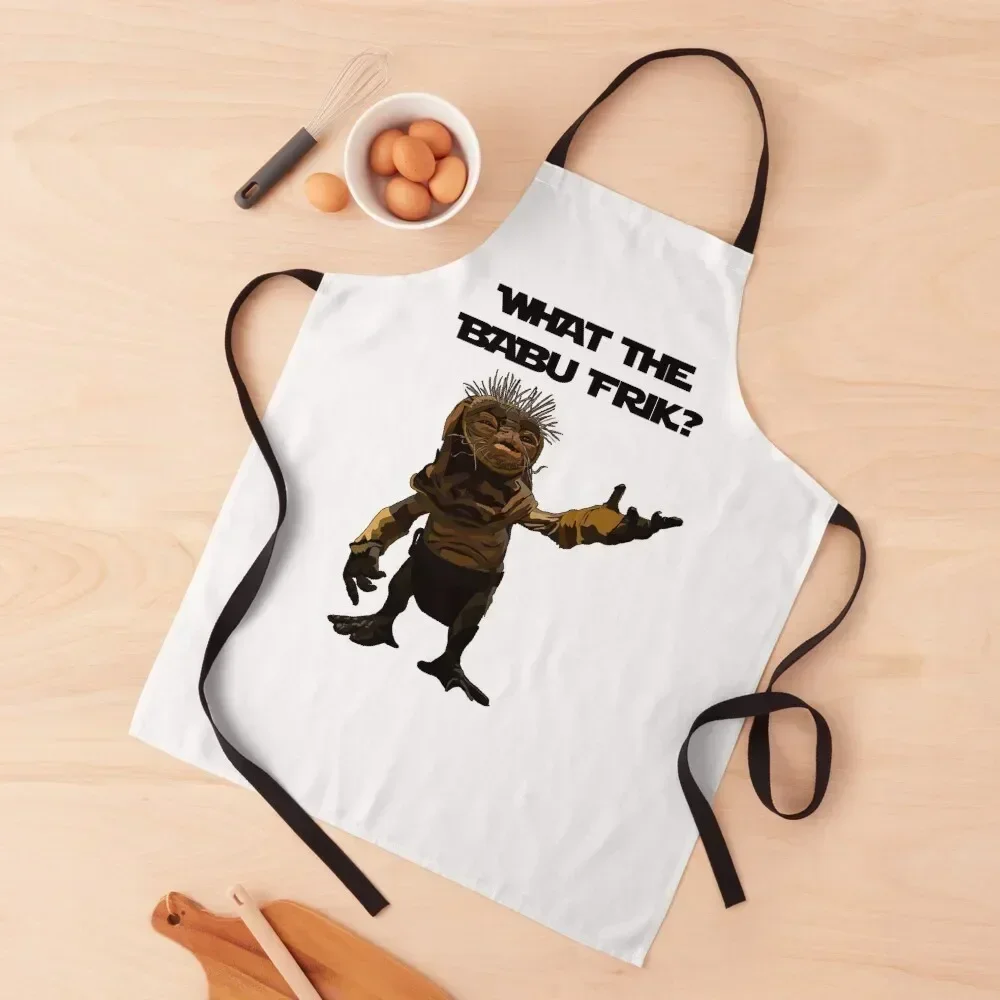 

What the Babu Frik Apron Kitchen Supplies with pockets Apron