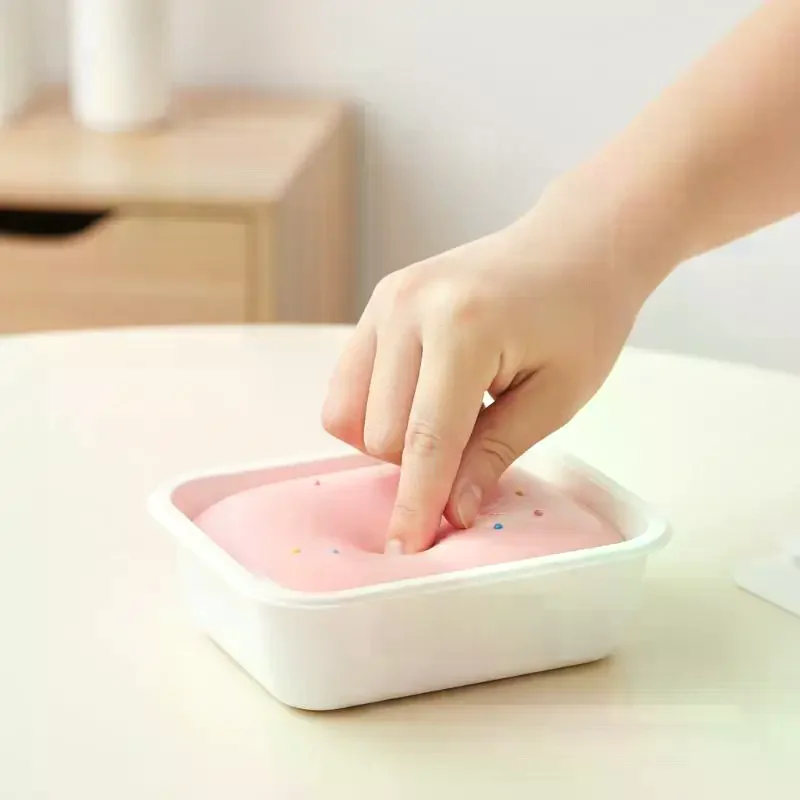 Fidget Squeeze Sticky Box Cake Toy Slow Rising Non-Toxic Butter Ice Cream Design for Kids Party Favors Birthday Gifts