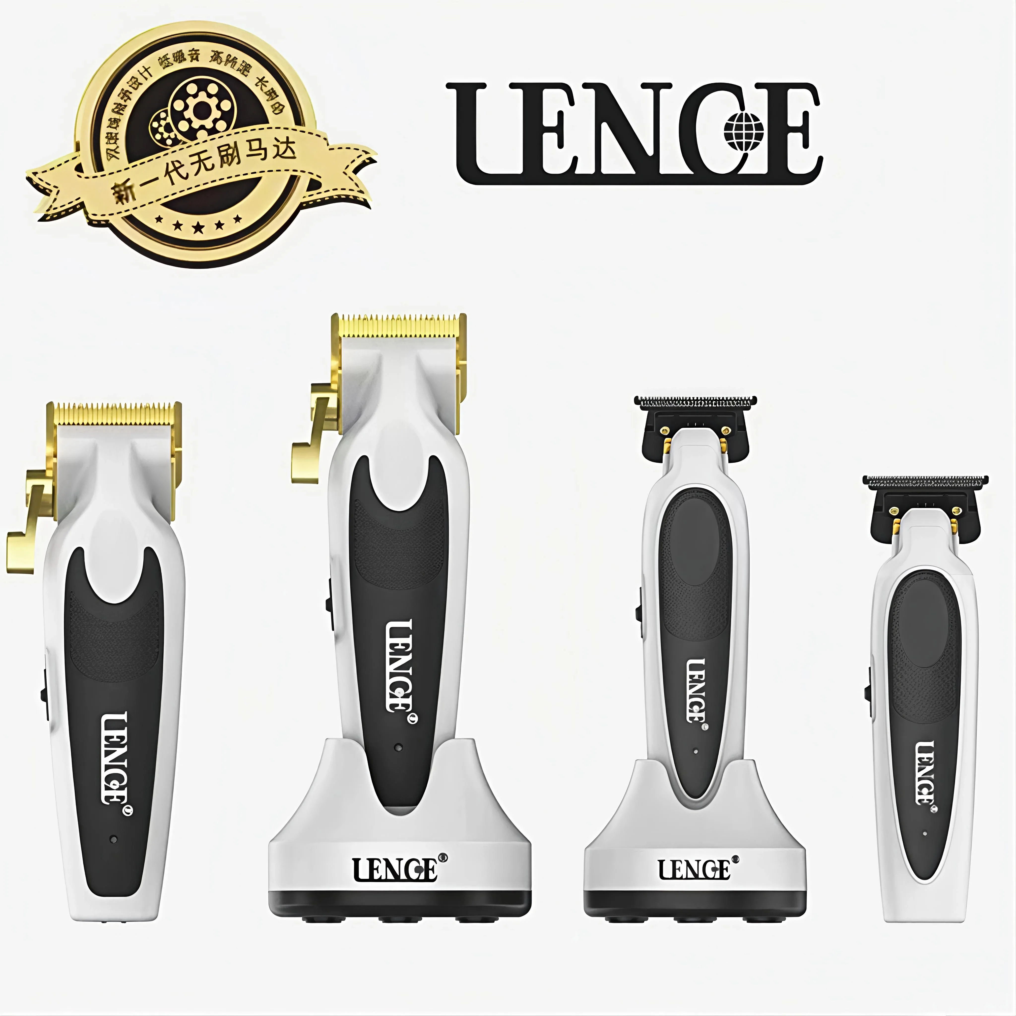 

LENCE FF1TS FF1CS Professional Electric Hair Clipper Trimmer Brushless Motor 7200 RPM Large Capacity Lithium Battery with Base