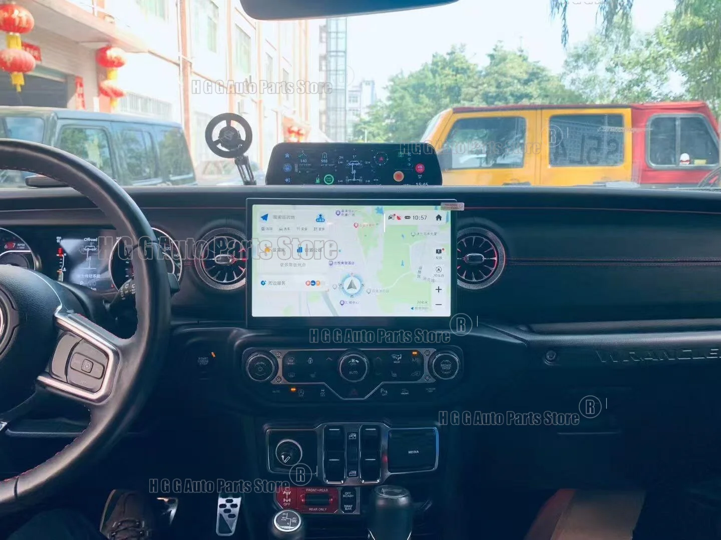 11.5Inch For Jeep Wrangler JL Gladiator Pickups JT 2018-2023 Android 14 Car Multimedia Player Stereo Receiver Radio GPS Carplay