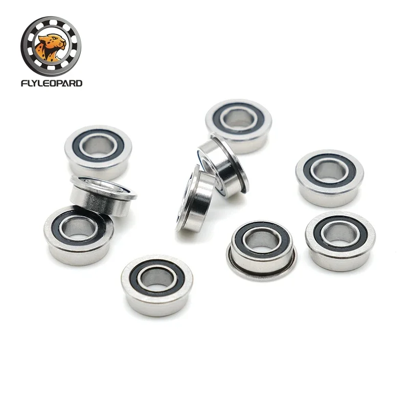 

2Pcs MF105 RS Bearing 5x10x4 mm ABEC-7 Voron 3D Flanged Bearing MF105-2RS Ball Bearings MF105RS 3D Print Bearings