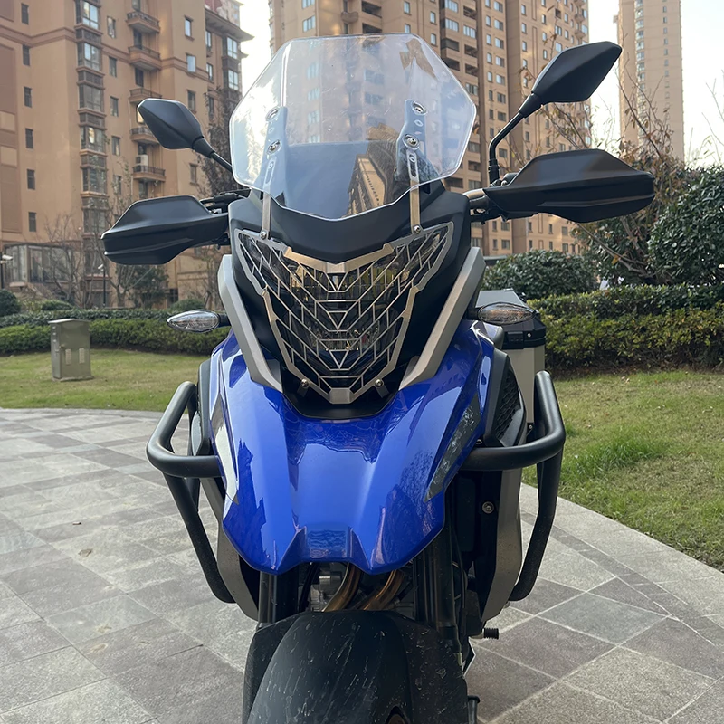FOR KOVE 500 525 ADV 525X 500X 400X MONTANA XR5 Tekken 500 Accessories Headlight Protector Grille Light Cover Protective Guard - view 5