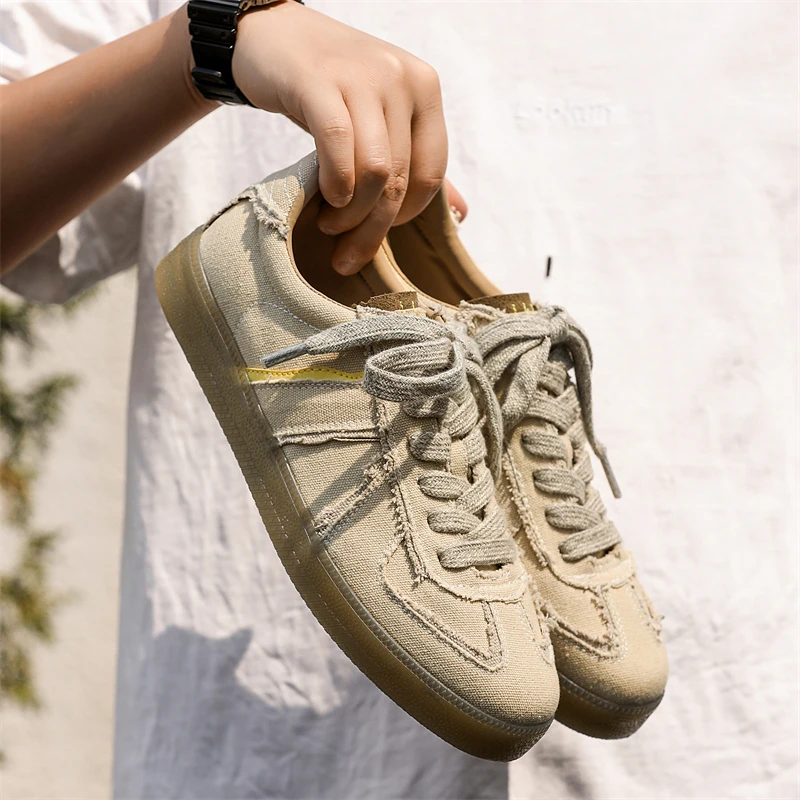 

2025Summer Breathable Comfortable Lightweight High-Quality New Niche Dexun Shoes Casual Men's Shoes Beige39-44