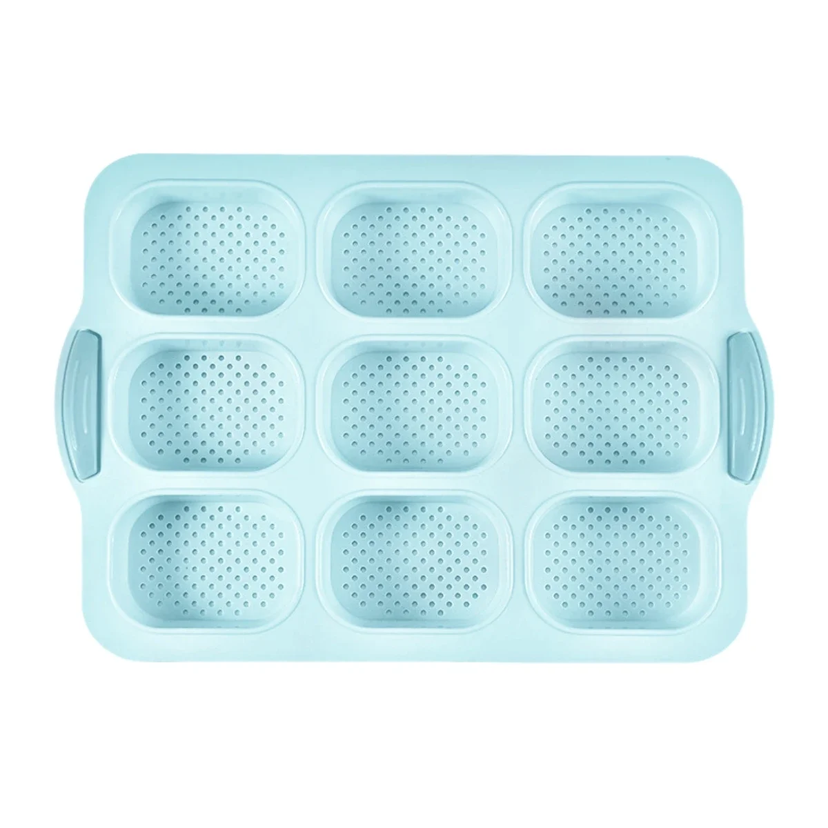 Foldable and Reliable French Bread Baking Pan Silicone Material Non Deformable Suitable for Different Techniques