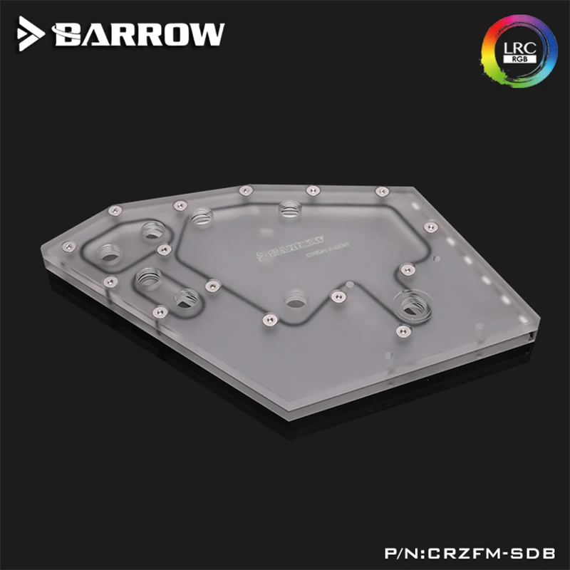 Barrow CRZFM-SDB,Waterway Boards for Cougar Conquer Mini Case,for Intel CPU Water Block & Single GPU Building